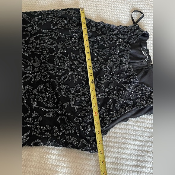 J Kara Black Beaded Sleeveless Formal Blouse sz XXL - Picture 7 of 7